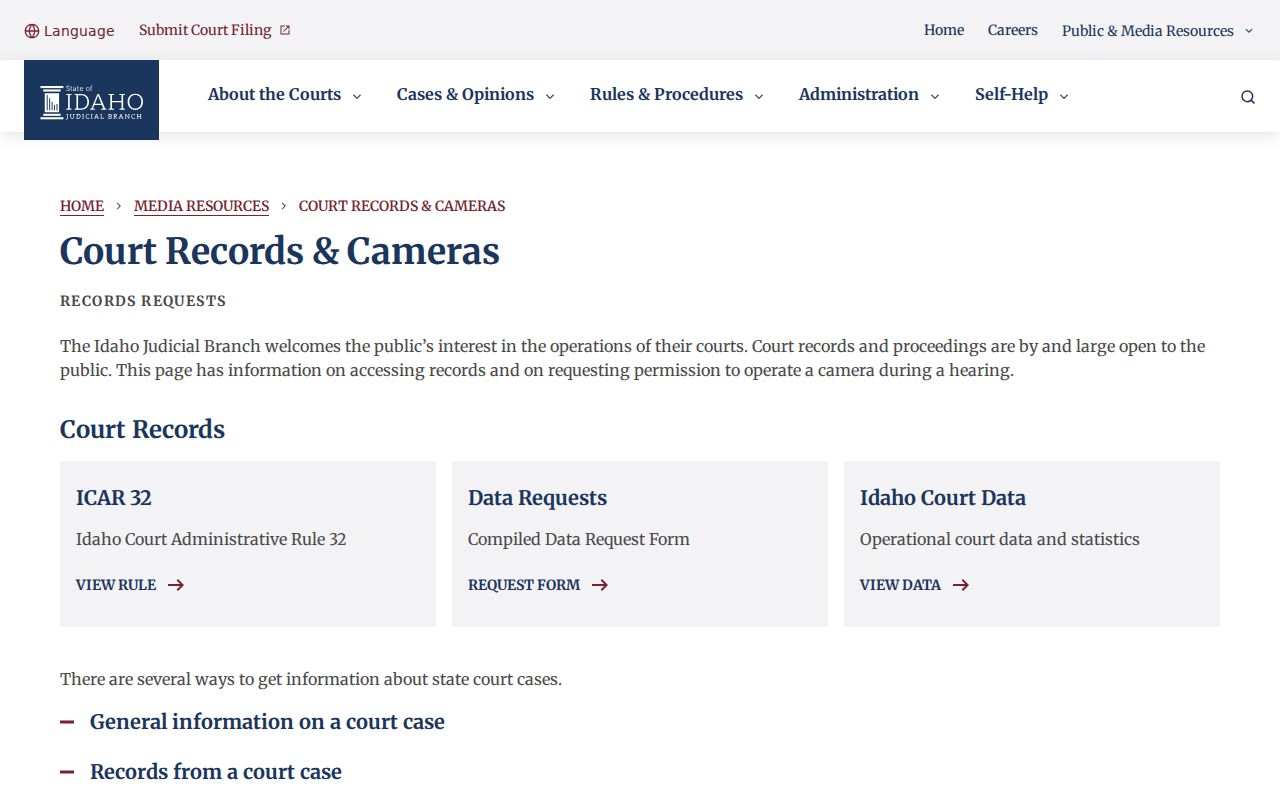 Lincoln County criminal court record access guidance