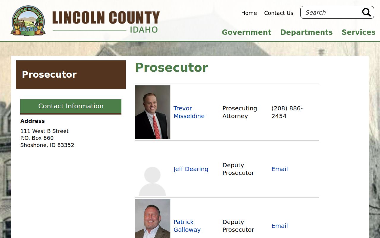 Lincoln County criminal case prosecutor office source